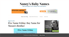 Desktop Screenshot of nancy.cc